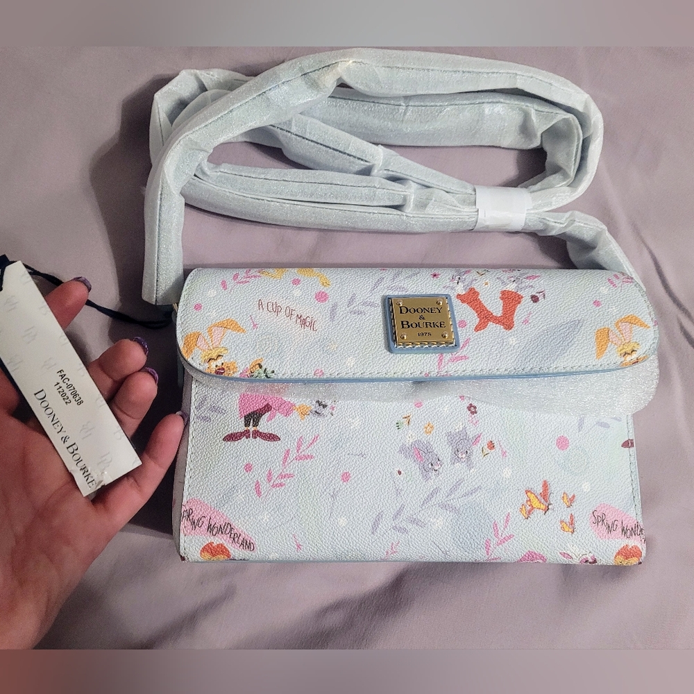 Disney Parks Dooney & Bourke Rabbits Crossbody Bag Purse NEW